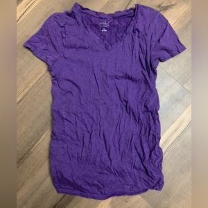 Purple Isabel maternity shirt
